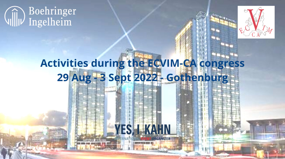 ECVIMCA in Gothenburg a successful event! YES I KAHN