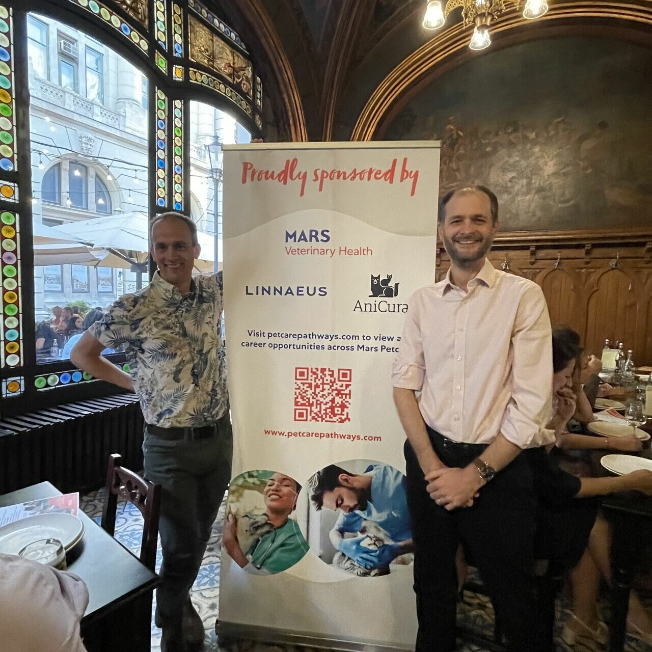 Congrès de l’EVECC : organisation de 3 dîners pour MARS – AniCura – Linnaeus