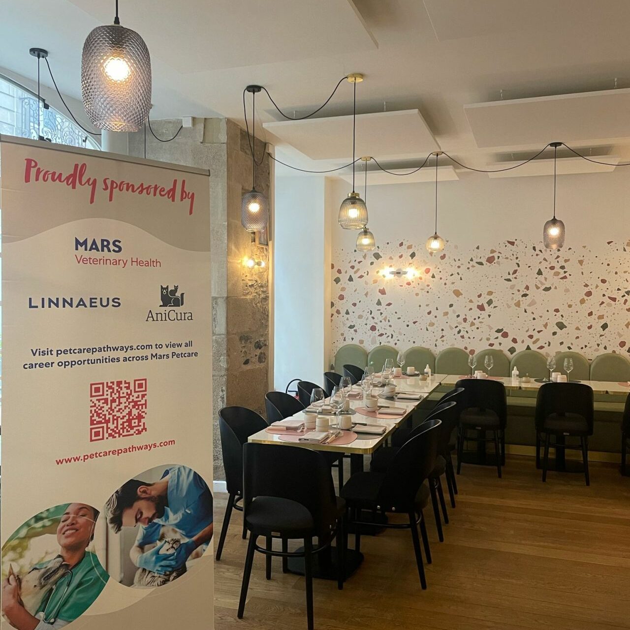 Congrès de l’EVECC : organisation de 3 dîners pour MARS – AniCura – Linnaeus