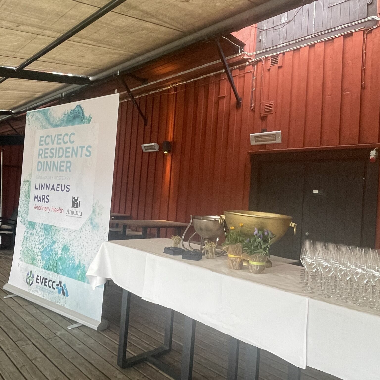 Congrès de l’EVECC : organisation de 3 dîners pour MARS – AniCura – Linnaeus