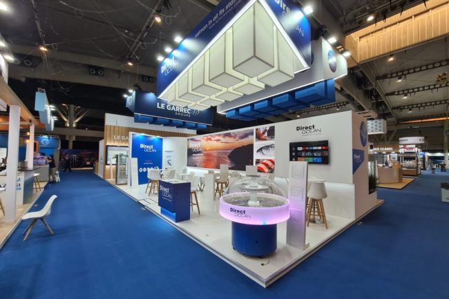 Stands de Freshpack, Direct Océan et Groupe Le Garrec