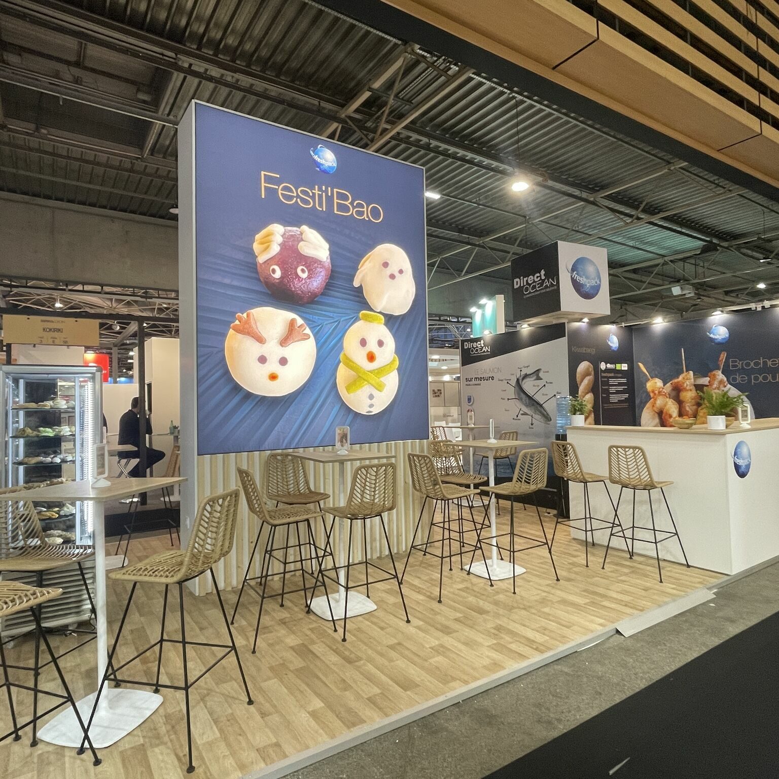 stand de Freshpack et Direct Ocean au salon du SIRHA