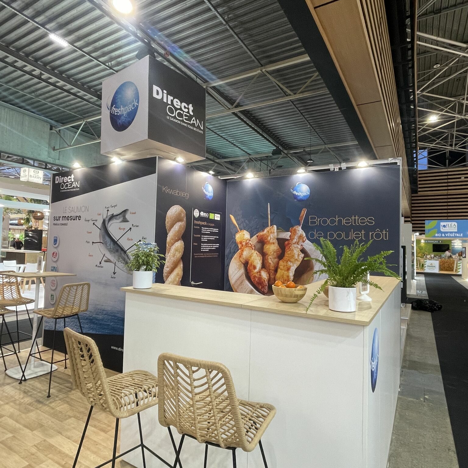stand de Freshpack et Direct Ocean au salon du SIRHA