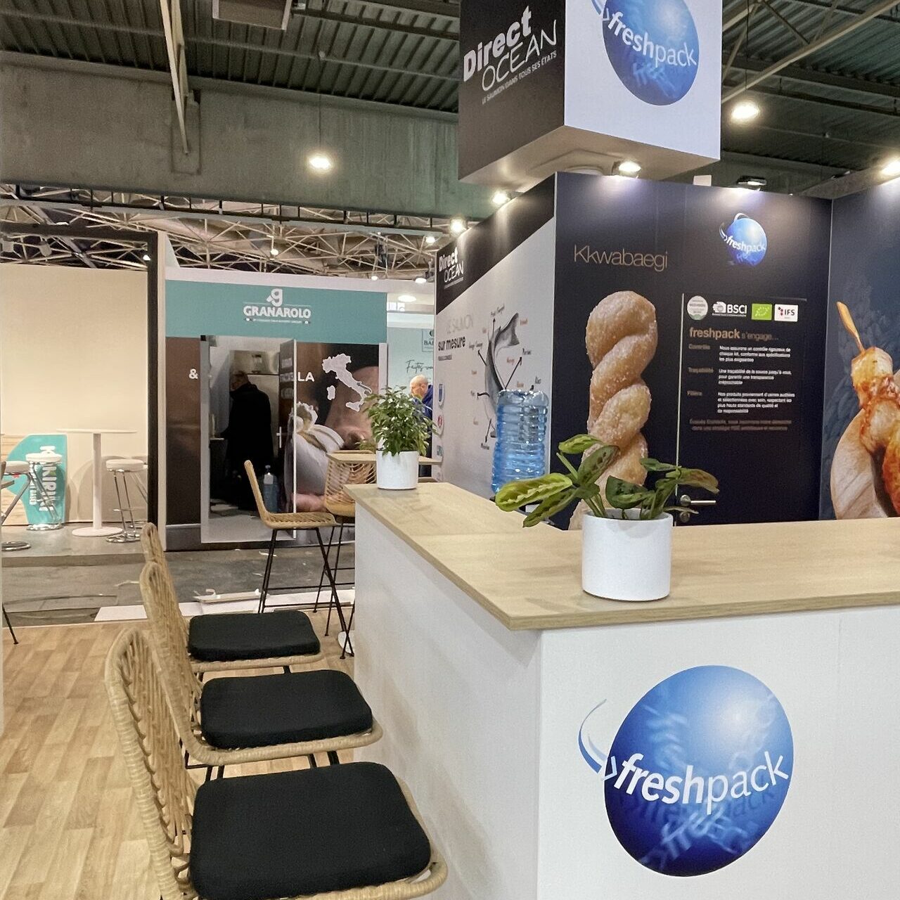 stand de Freshpack et Direct Ocean au salon du SIRHA