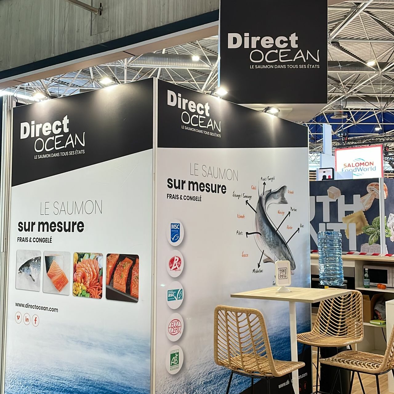 stand de Freshpack et Direct Ocean au salon du SIRHA