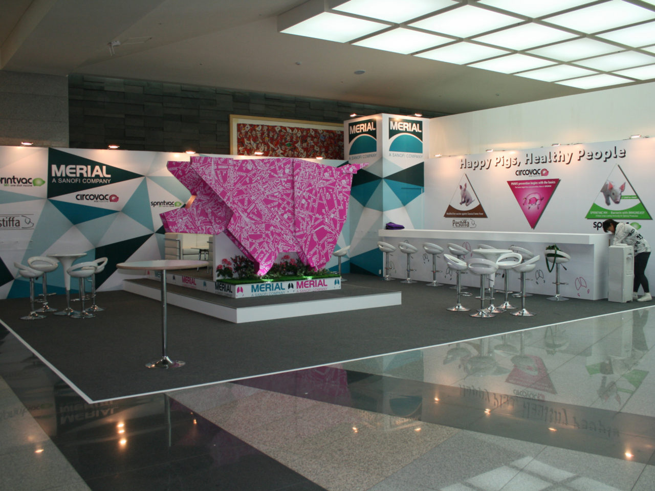 Booth at IPVS on Jeju Island - by SEV Communication